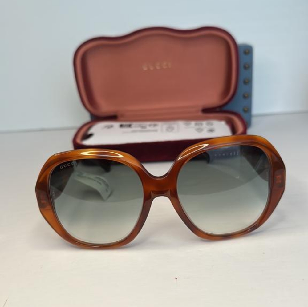 Authentic New Gucci GG0796S-003 56 Ladies Sunglasses - Picture 3 of 13